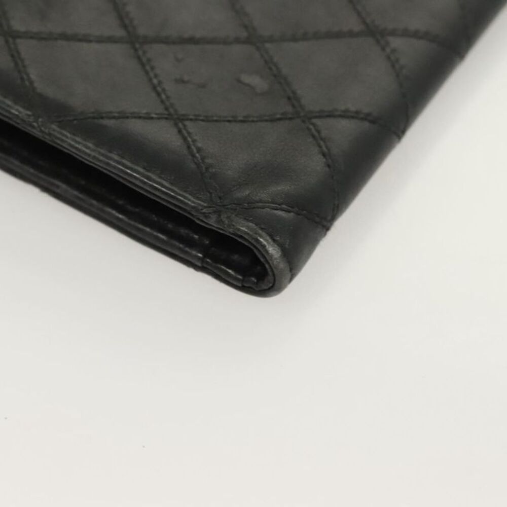 Chanel Coco Mark Black Leather Wallet  (Pre-Owned) - Picture 7 of 16